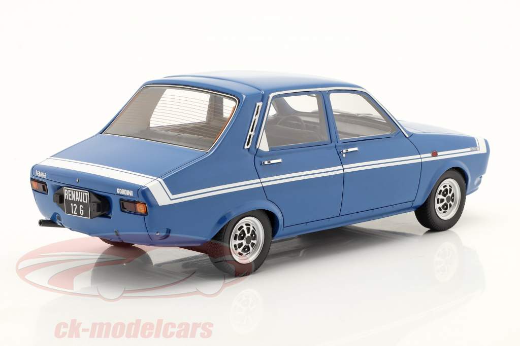 Renault 12 Gordini Byggeår 1970 blå 1:18 OttOmobile
