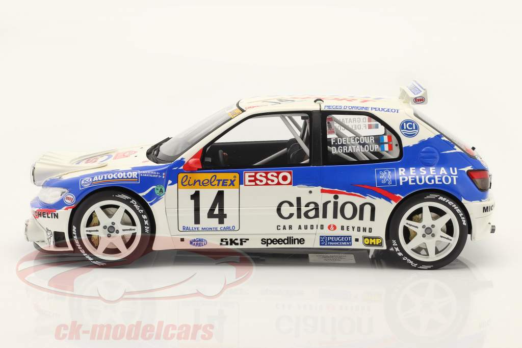 Peugeot 306 Maxi #14 Rallye Monte Carlo 1998 Delecour, Grataloup 1:12 OttOmobile