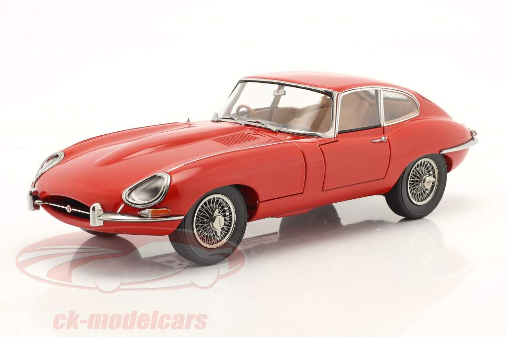 Jaguar E-Type Coupe year 1961 Red 1:18 Kyosho