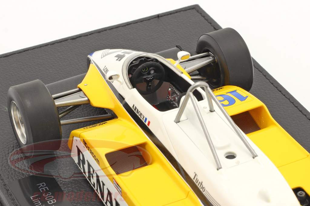 Rene Arnoux Renault RE30B #16 formel 1 1982 1:18 GP Replicas