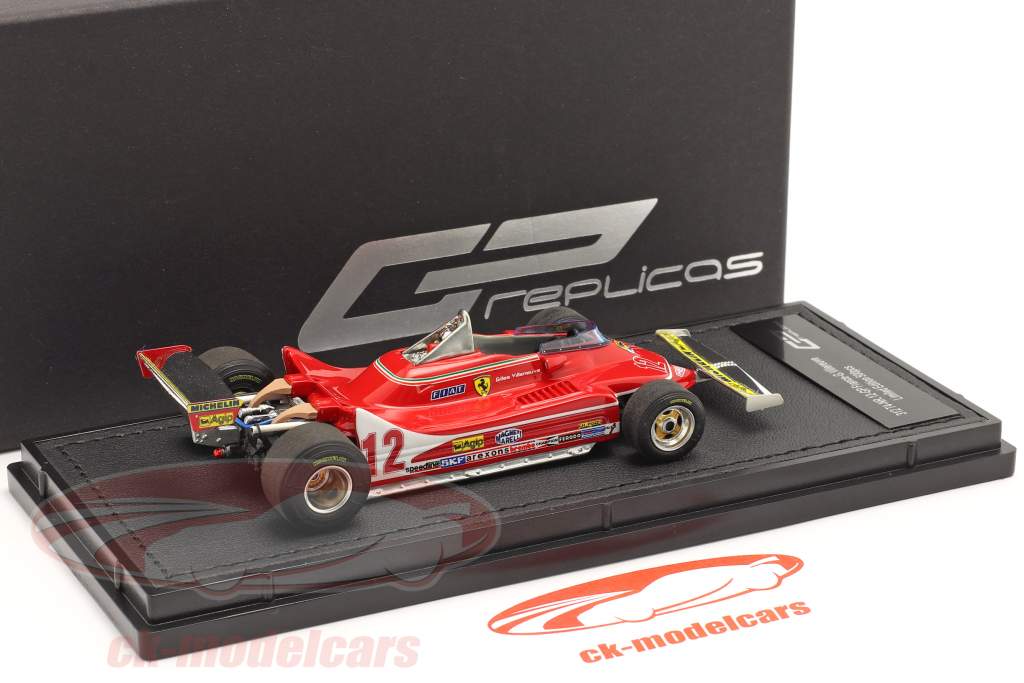 Gilles Villeneuve Ferrari 312T4 #12 formule 1 1979 1:43 GP Replicas