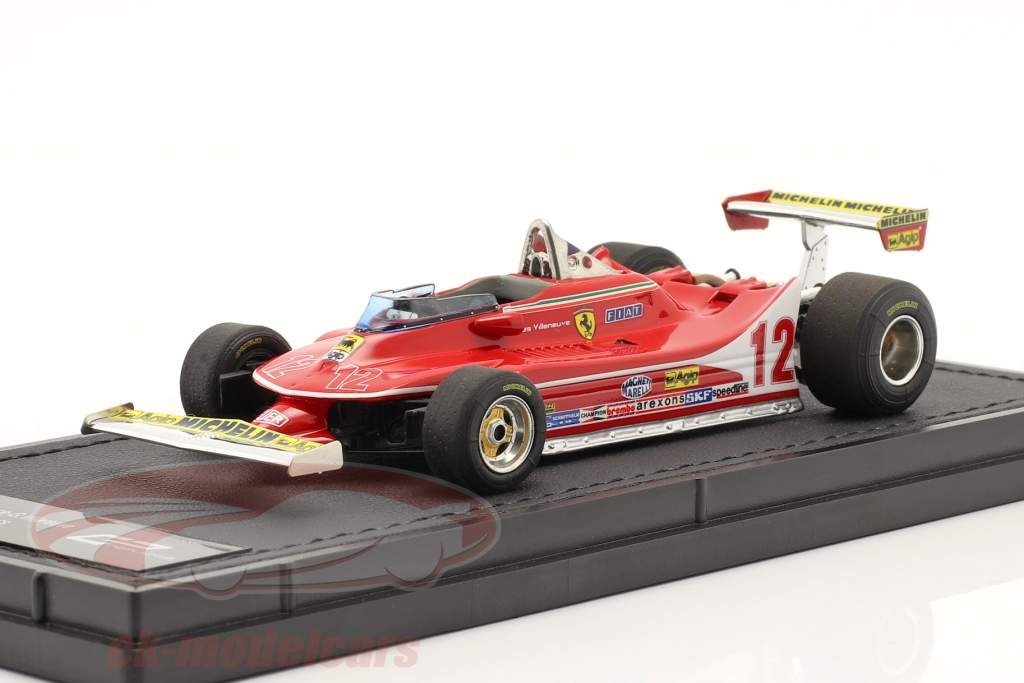 Gilles Villeneuve Ferrari 312T4 #12 formel 1 1979 1:43 GP Replicas