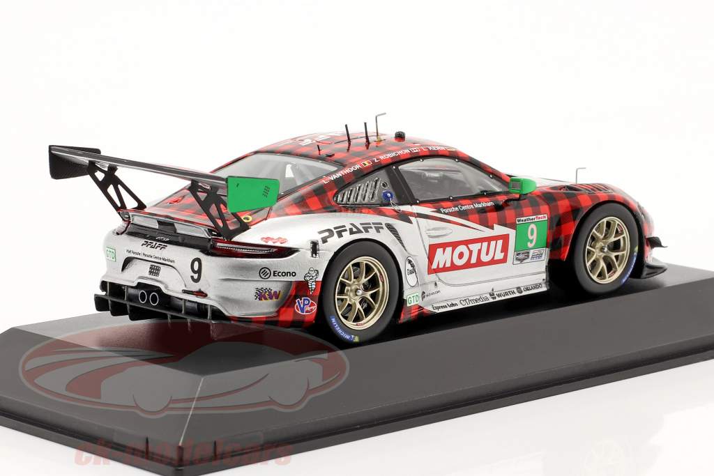 Porsche 911 GT3 R #9 Classer Gagnant 12h Sebring 2021 Pfaff Motorsport 1:43 Spark