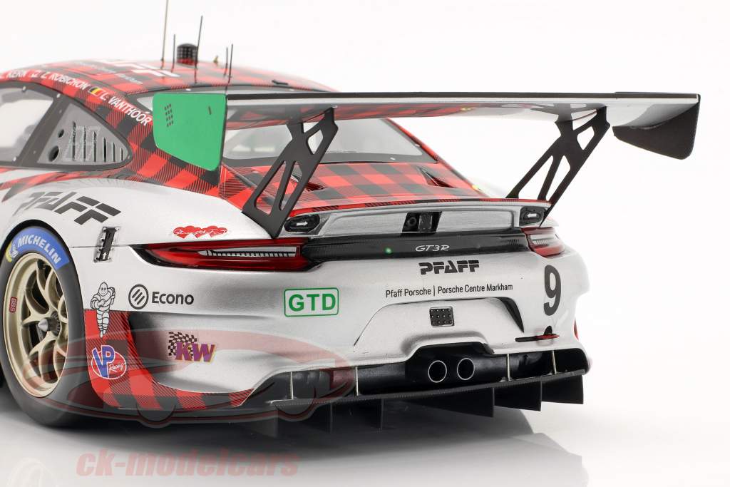 Porsche 911 GT3 R #9 klasse Vinder 12h Sebring 2021 Pfaff Motorsport 1:18 Spark