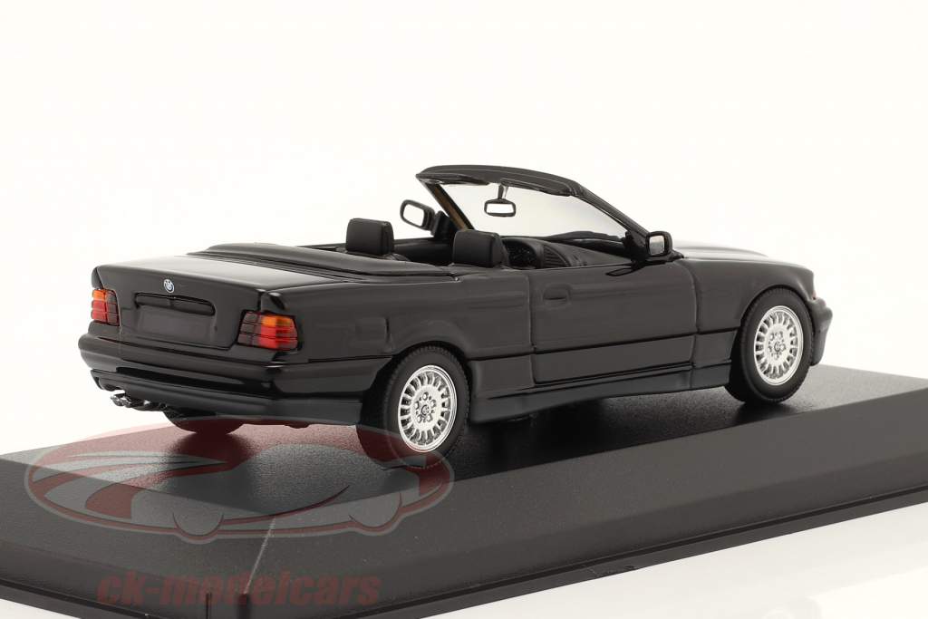 BMW 3 serie (E36) convertibile Anno di costruzione 1993 Nero 1:43 Minichamps