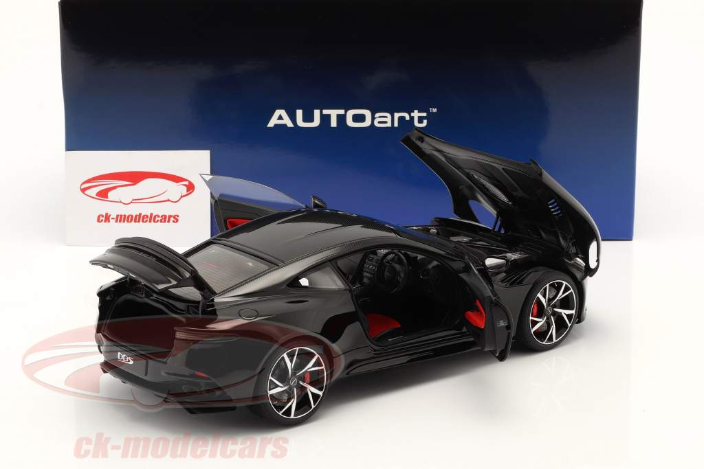 Aston Martin DBS Superleggera Année de construction 2019 noir 1:18 AUTOart