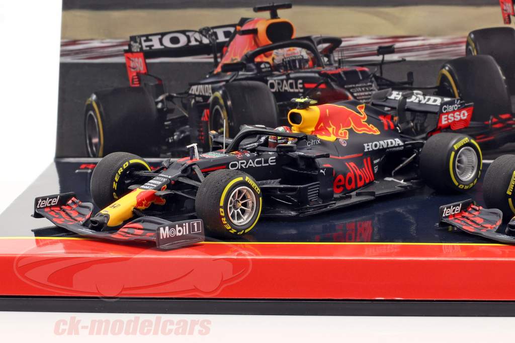 Verstappen #33 & Perez #11 2-Car Set Red Bull Racing RB16B formule 1 2021 1:43 Minichamps