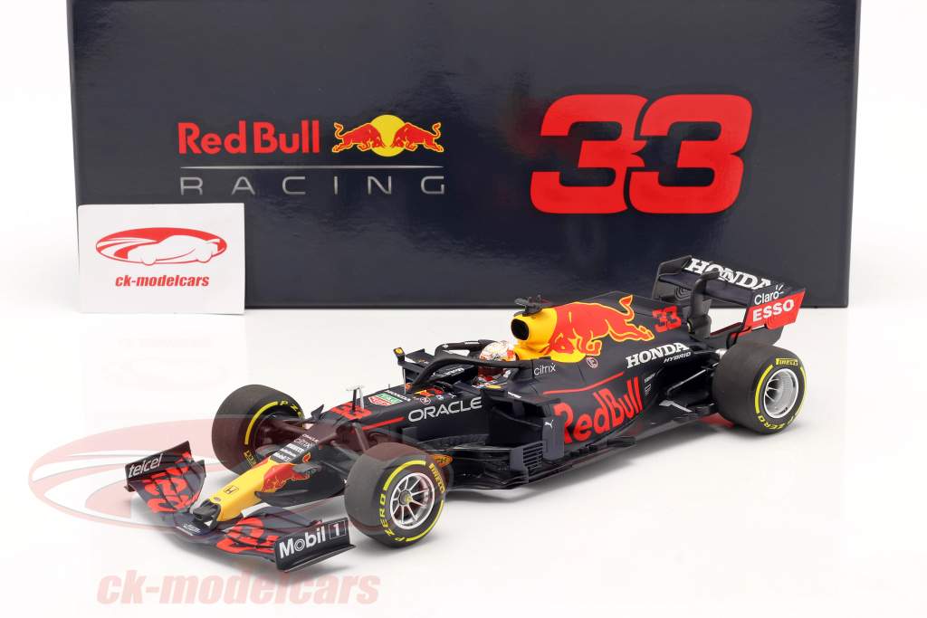 Max Verstappen Red Bull RB16B #33 formula 1 World Champion 2021 1:18 Minichamps