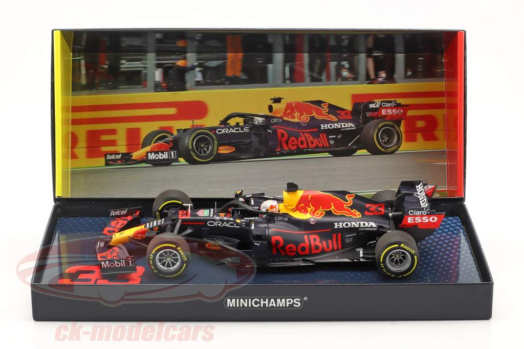 Max Verstappen Red Bull RB16B #33 formula 1 World Champion 2021 1:18 Minichamps