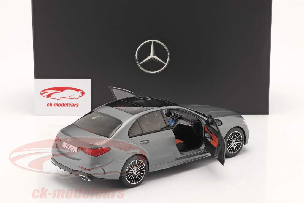 Mercedes-Benz C class (W206) year 2021 selenite grey 1:18 NZG