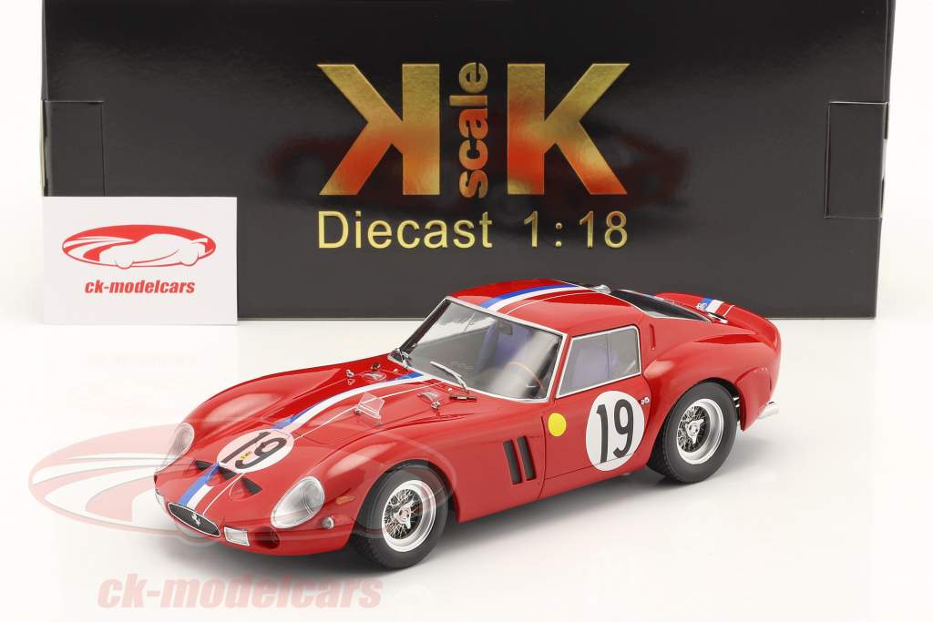 Ferrari 250 GTO #19 2位 24h LeMans 1962 Guichet, Noblet 1:18 KK-Scale