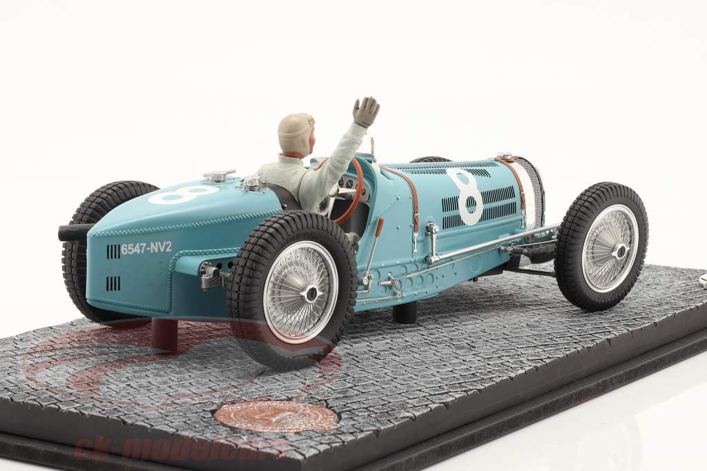 Rene Dreyfus Bugatti Type 59 #8 3位 モナコ GP 1934 1:18 LeMans Miniatures