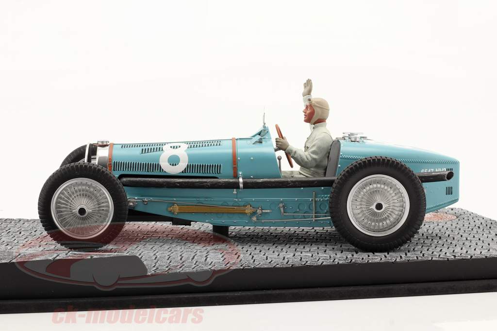 Rene Dreyfus Bugatti Type 59 #8 3° Monaco GP 1934 1:18 LeMans Miniatures