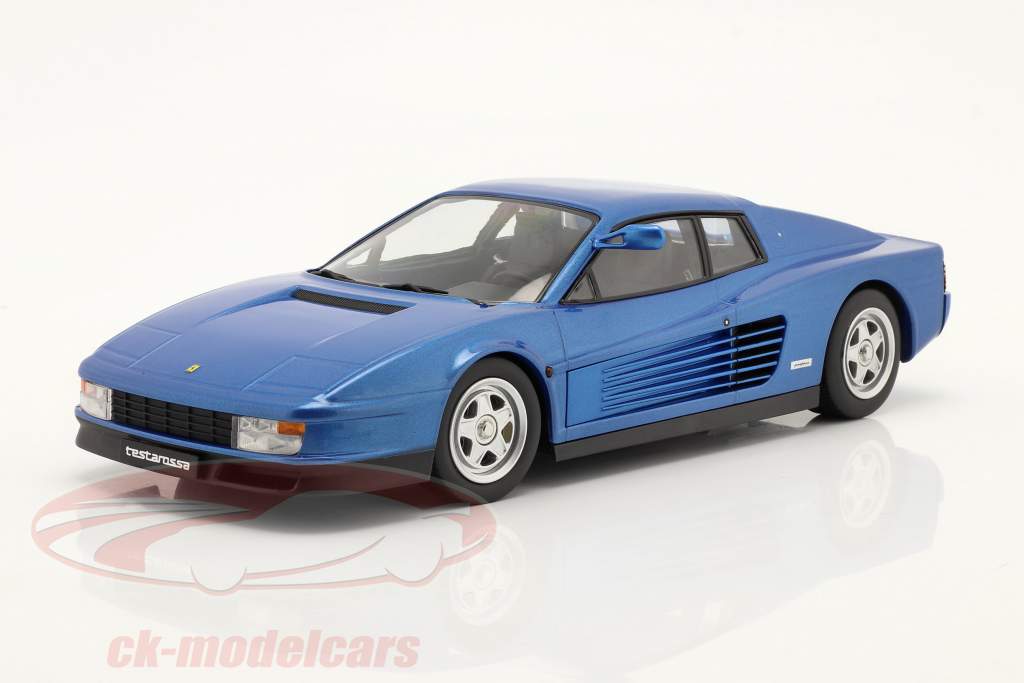 Ferrari Testarossa Monospecchio Année de construction 1984 bleu métallique 1:18 KK-Scale