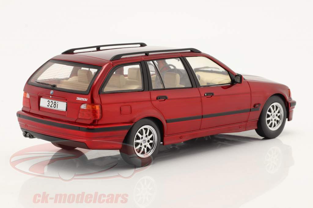 Modelcar Group 1:18 BMW 3 series (E36) Touring year 1995 dark red 