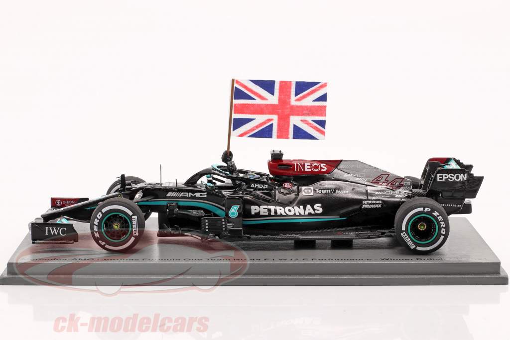 Lewis Hamilton Mercedes-AMG F1 W12 #44 Winner British GP Formel 1 2021 1:43 Spark