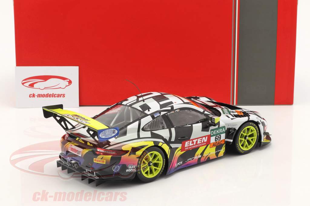 Porsche 911 GT3 R #69 ADAC GT Masters 2019 Iron Force 1:18 Ixo