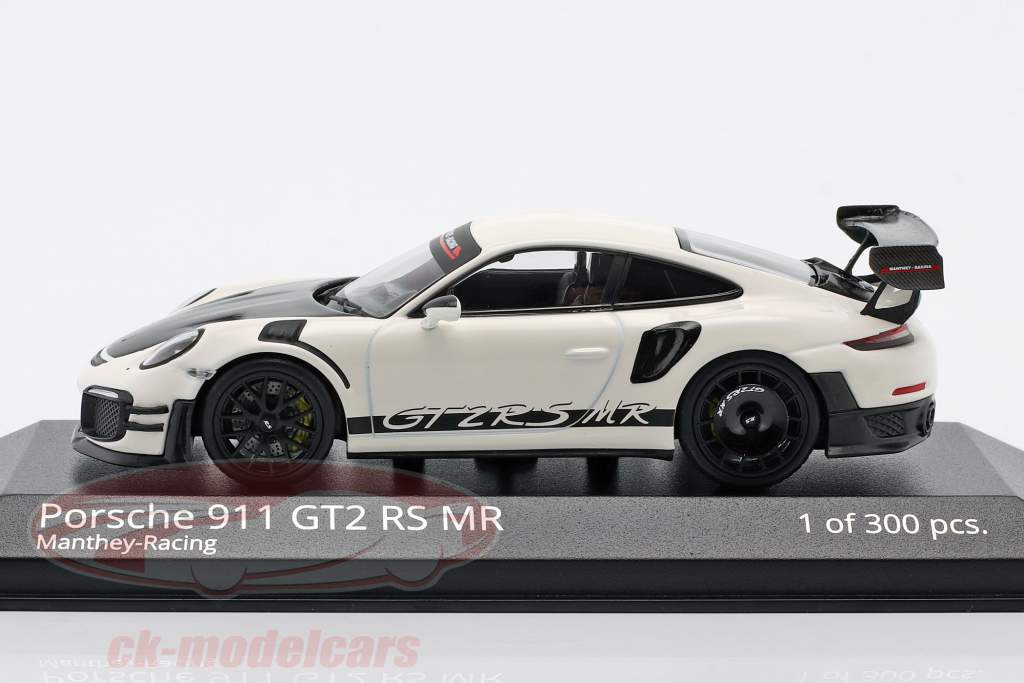 Porsche 911 (991 II) GT2 RS MR Manthey Racing Branco / Preto 1:43 Minichamps