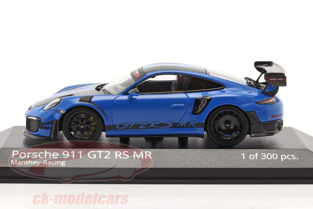 Porsche 911 (991 II) GT2 RS MR Manthey Racing 蓝色 1:43 Minichamps