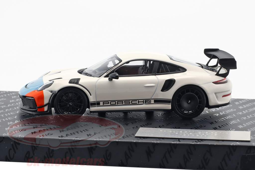 Porsche 911 (991 II) GT3 RS MR Manthey Racing Branco 1:43 Minichamps