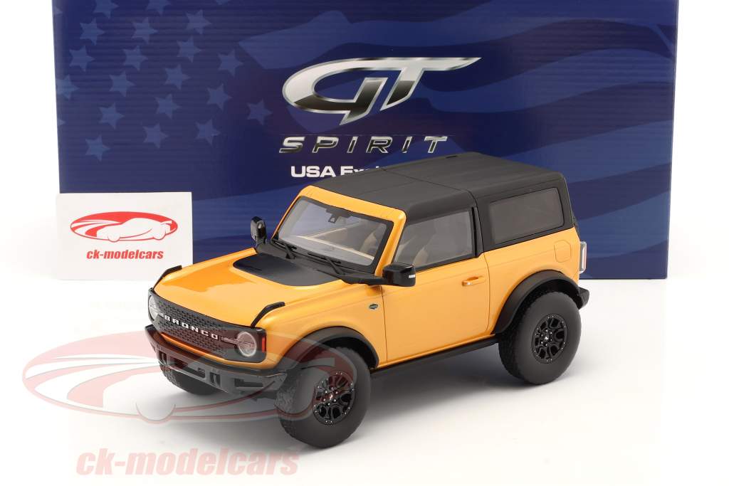 Ford Bronco Wildtrak Anno di costruzione 2021 cyber arancione 1:18 GT-Spirit