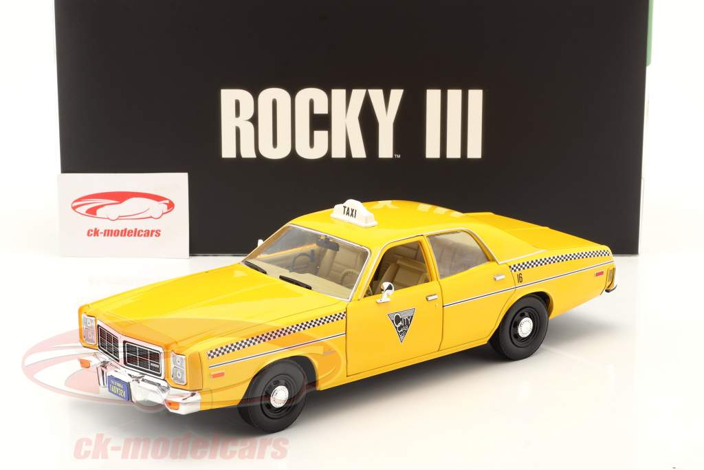 Dodge Monaco City Cab taxi 1978 Película Rocky III (1982) 1:18 Greenlight