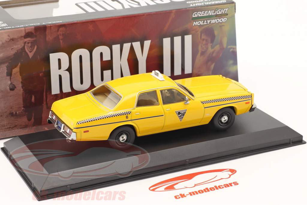 Dodge Monaco City Cab Taxi 1978 Film Rocky III (1982) 1:43 Greenlight