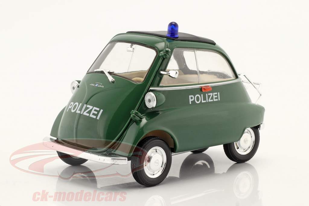 BMW Isetta Polizei grün 1:18 Welly