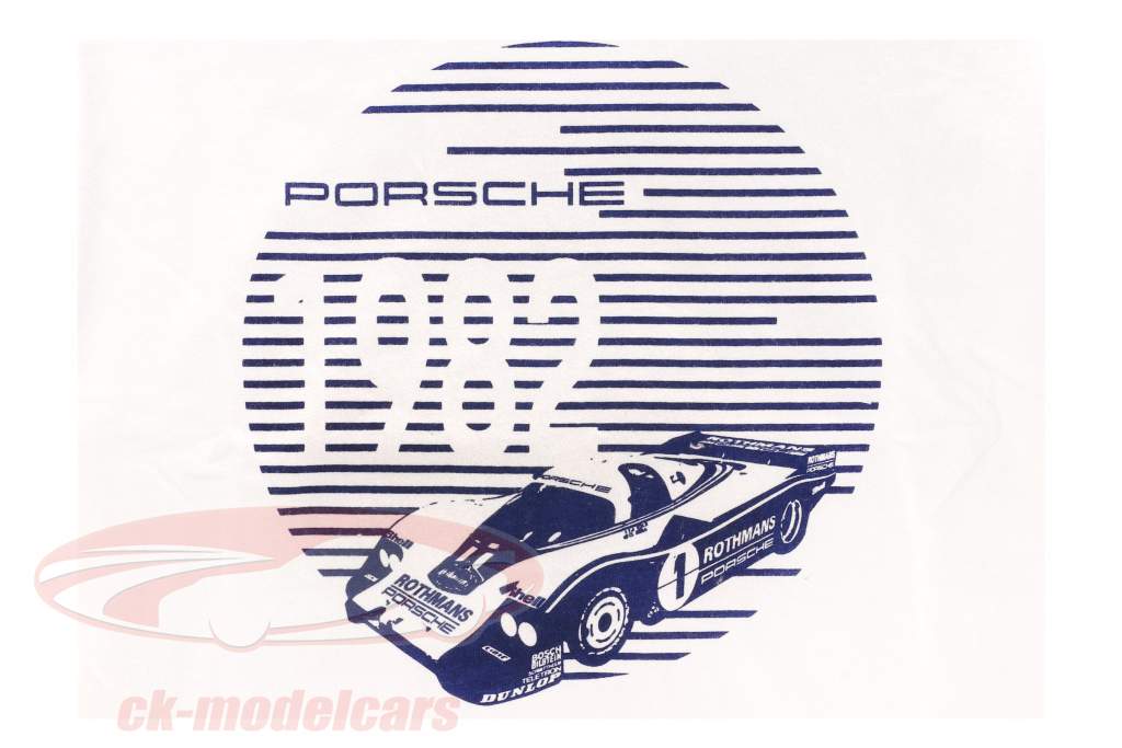 Porsche Rothmans t-shirt #1 vindere 24h LeMans 1982 hvid