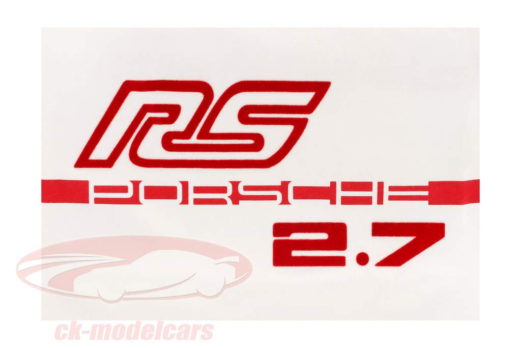 Футболка Porsche 911 Carrera RS 2.7 белый / хаки / красный