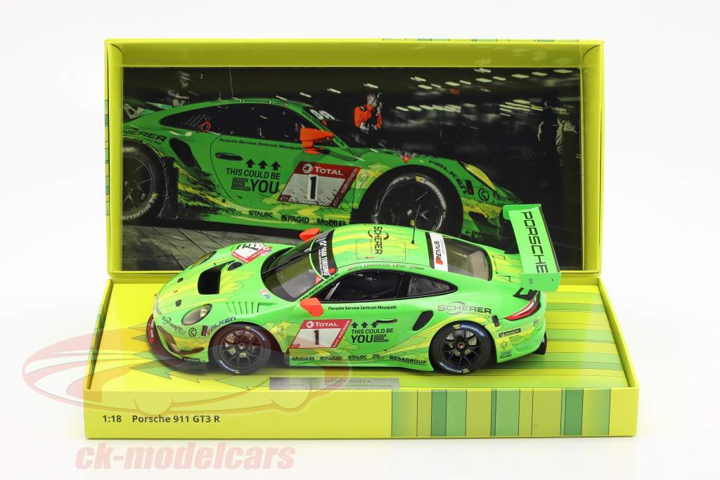 Porsche 911 GT3 R #1 24h Nürburgring 2019 Manthey Racing 1:18 Minichamps