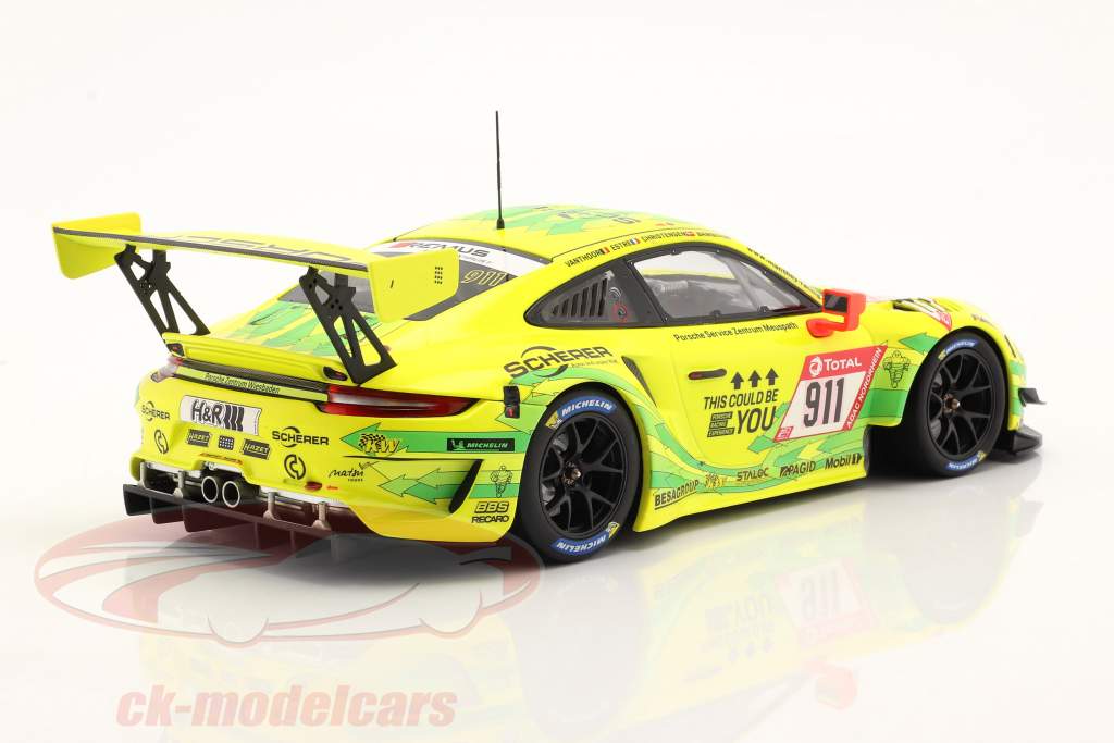 Porsche 911 GT3 R #911 2do 24h Nürburgring 2019 Manthey Grello 1:18 Minichamps