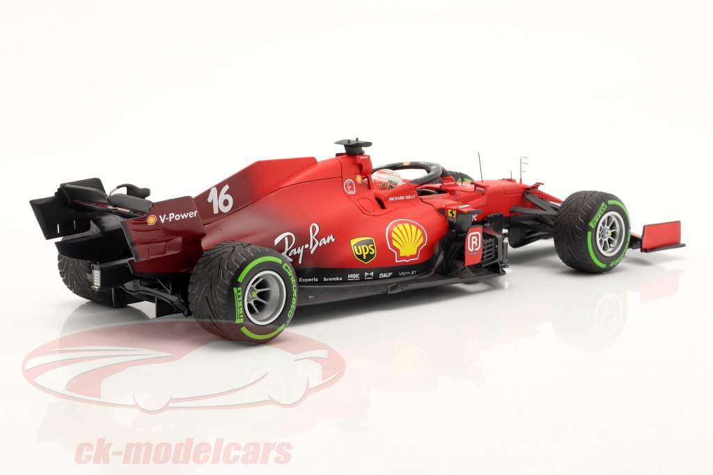 Charles Leclerc Ferrari SF21 #16 Émilie-Romagne GP F1 2021 1:18 BBR
