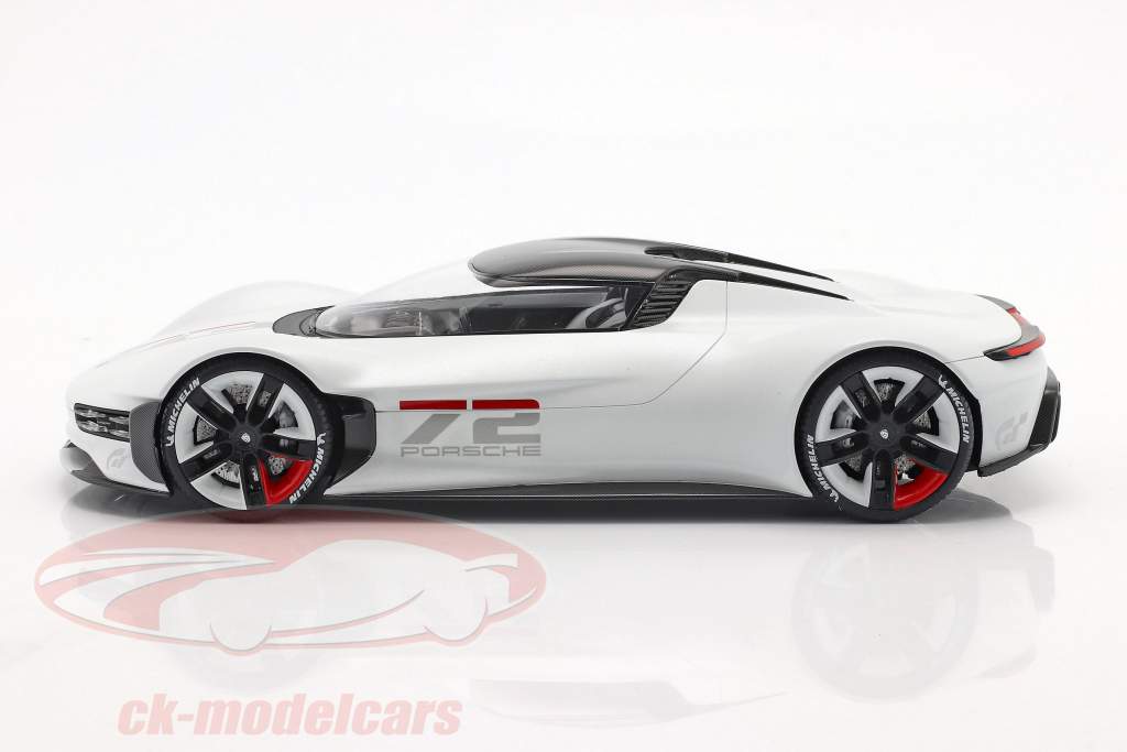 Porsche Vision Gran Turismo Avec Vitrine oryx blanc / noir 1:18 Spark