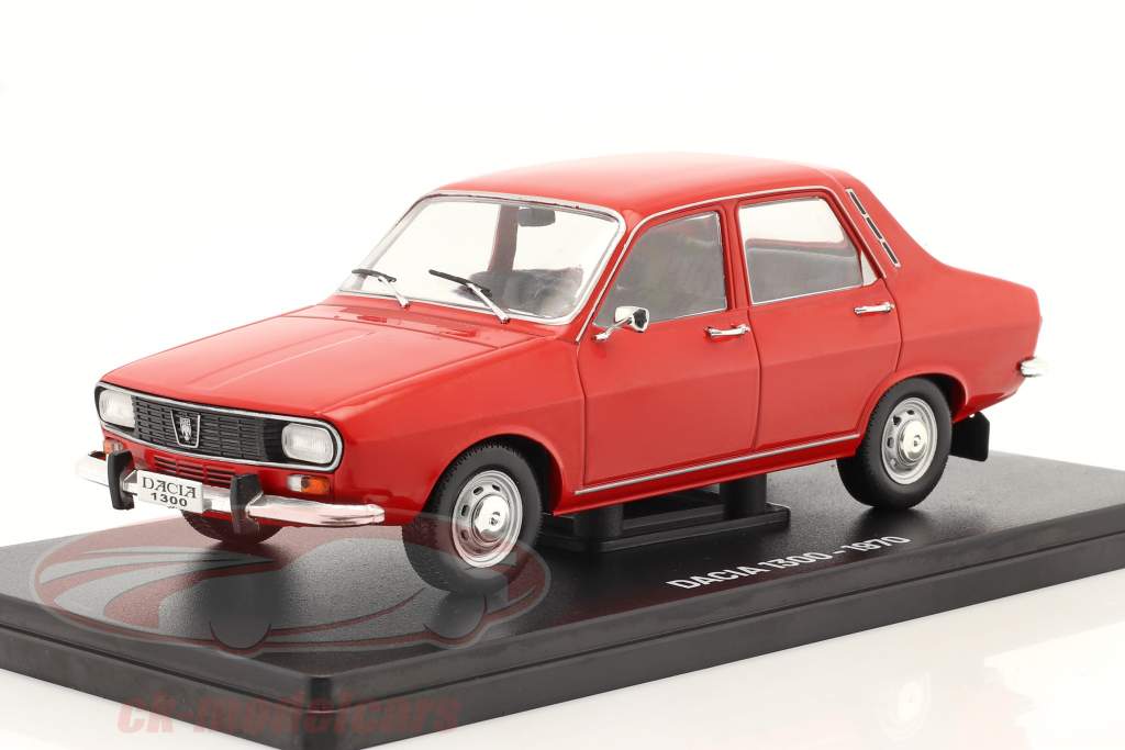 Dacia 1300 Ano de construção 1970 vermelho 1:24 Hachette