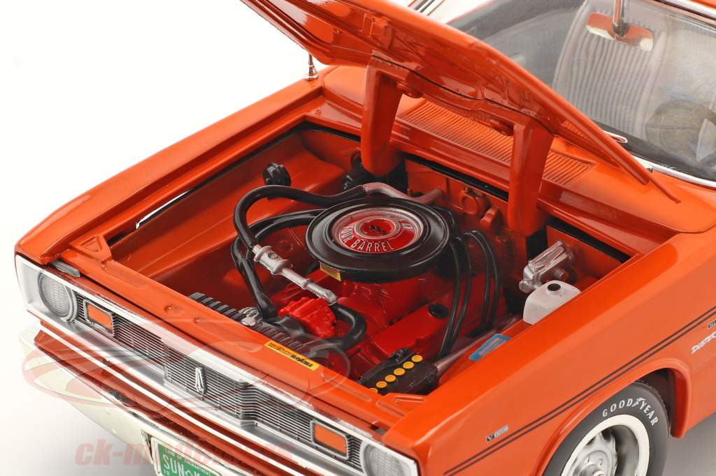 Plymouth Duster 340 Byggeår 1970 orange 1:18 AutoWorld