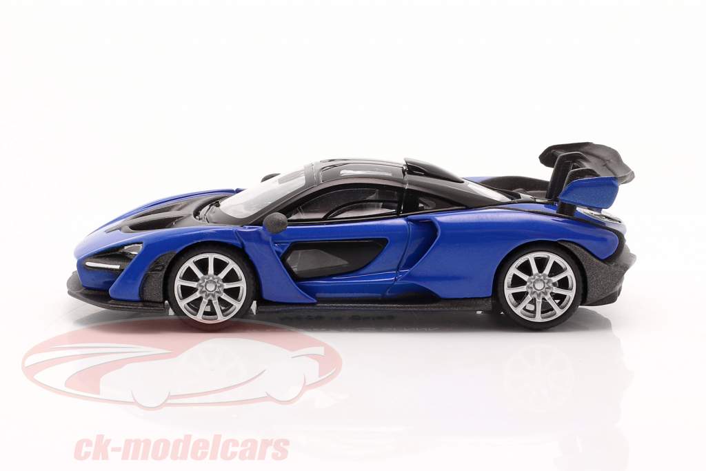 McLaren Senna LHD antares azul 1:64 TrueScale