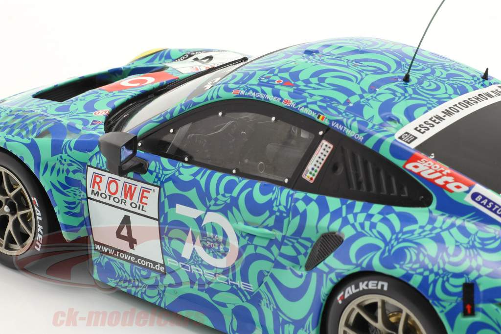 Porsche 911 GT3 R #4 VLN 7 Nürburgring 2018 Falken Motorsports 1:18 Ixo