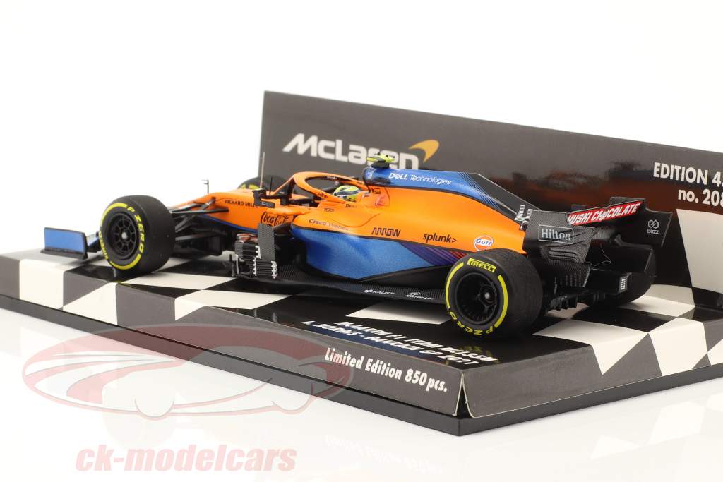 Lando Norris McLaren MCL35M #4 4th Bahrain GP formula 1 2021 1:43 Minichamps