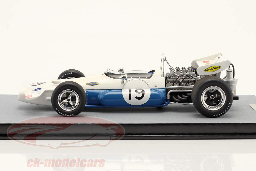 Rolf Stommelen Brabham BT33 #19 5to Belga GP fórmula 1 1970 1:18 Tecnomodel