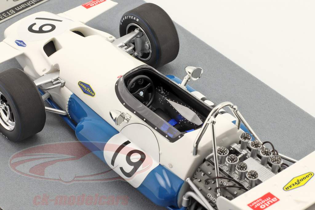 Rolf Stommelen Brabham BT33 #19 5 belgisk GP formel 1 1970 1:18 Tecnomodel