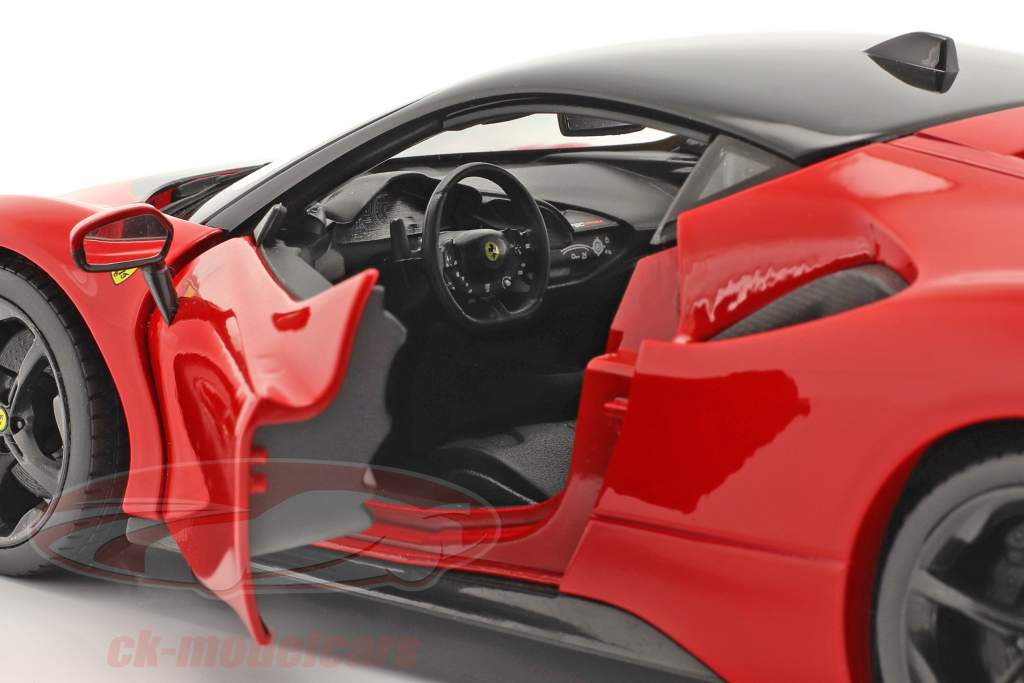 Ferrari SF90 Stradale Hybrid year 2019 red 1:18 Bburago