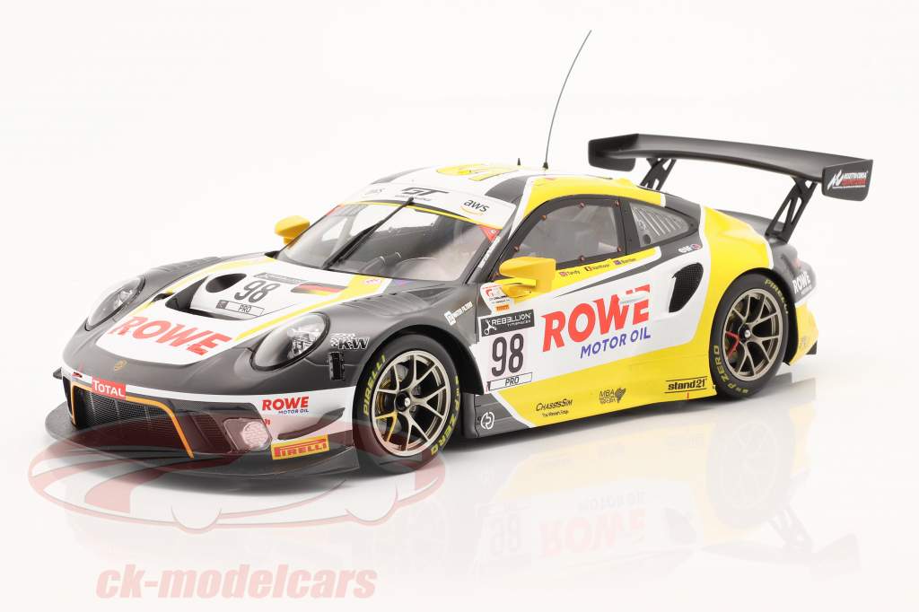 Porsche 911 GT3 R #98 winnaar 24h Spa 2020 Bamber, Tandy, Vanthoor 1:18 Ixo