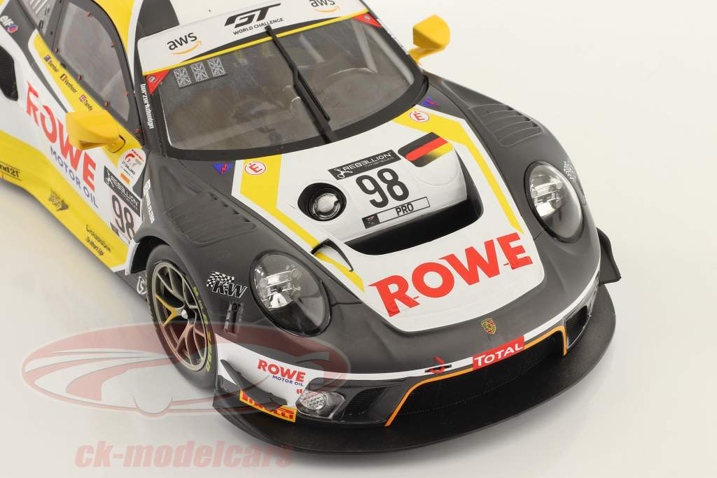 Porsche 911 GT3 R #98 winnaar 24h Spa 2020 Bamber, Tandy, Vanthoor 1:18 Ixo