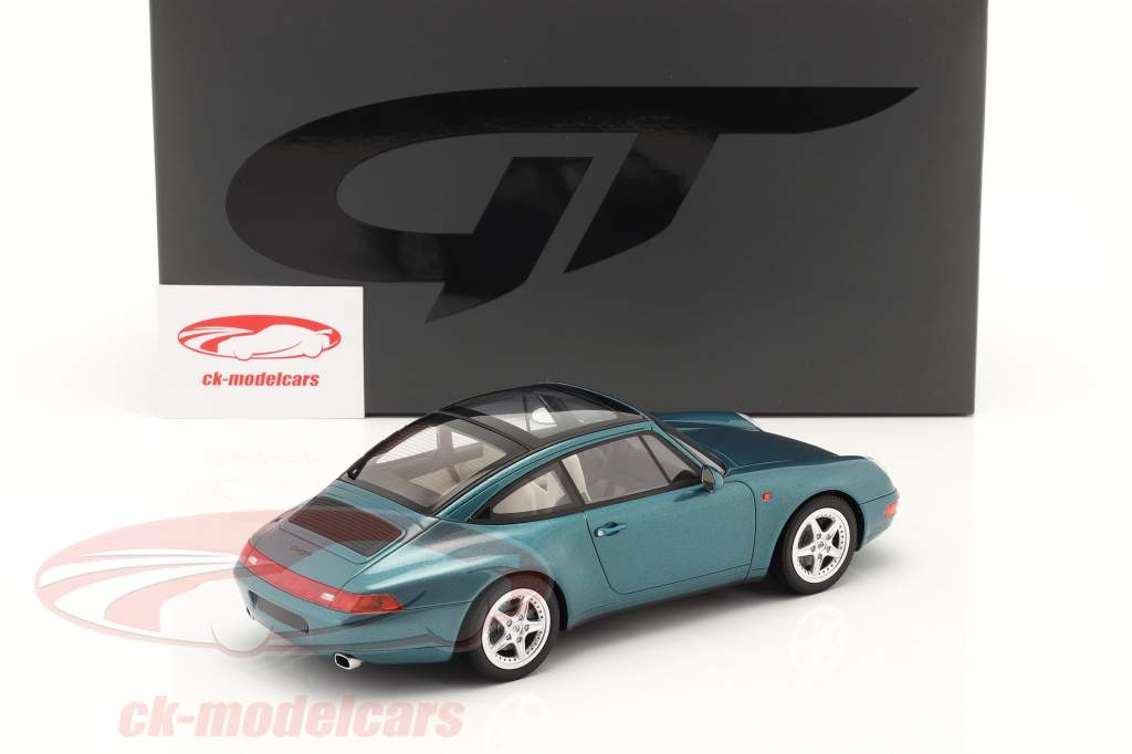 Porsche 911 (993) Targa turkis-blå 1:18 GT-Spirit
