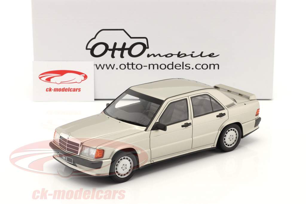 Mercedes-Benz 190E 2.5 16S (W201) year 1988 smoke silver 1:18 OttOmobile