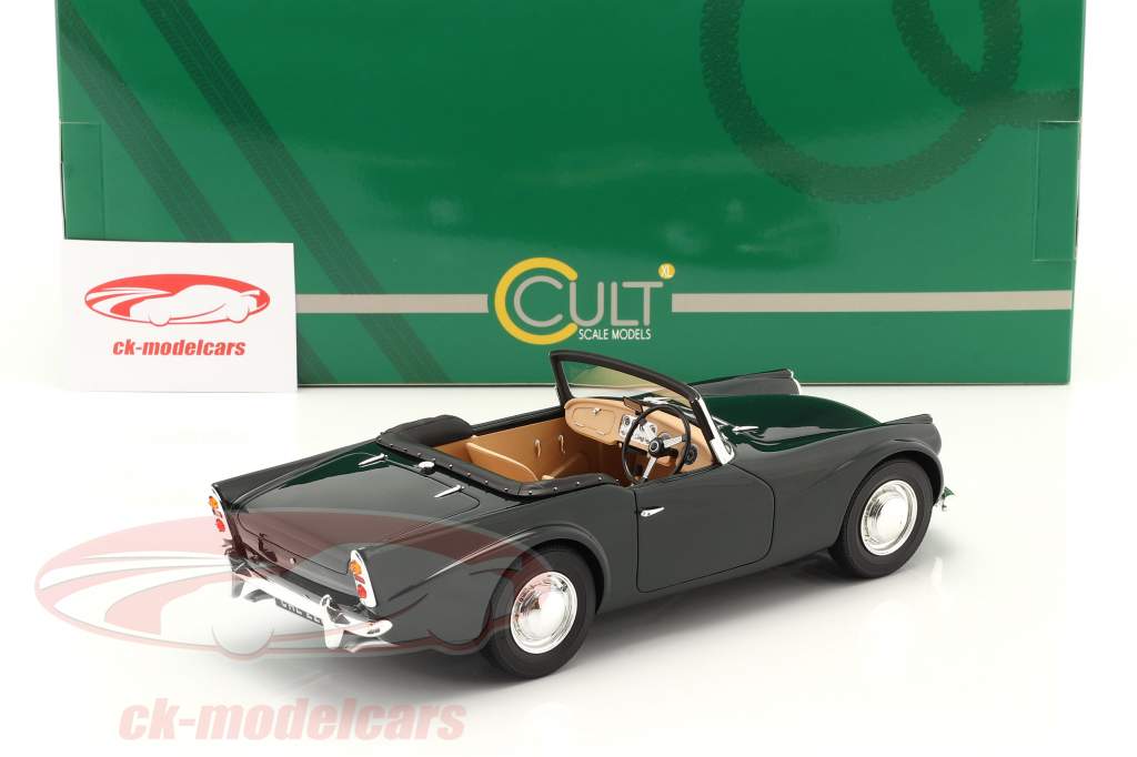 Daimler SP 250 Roadster Año de construcción 1959-64 verde oscuro 1:18 Cult Scale