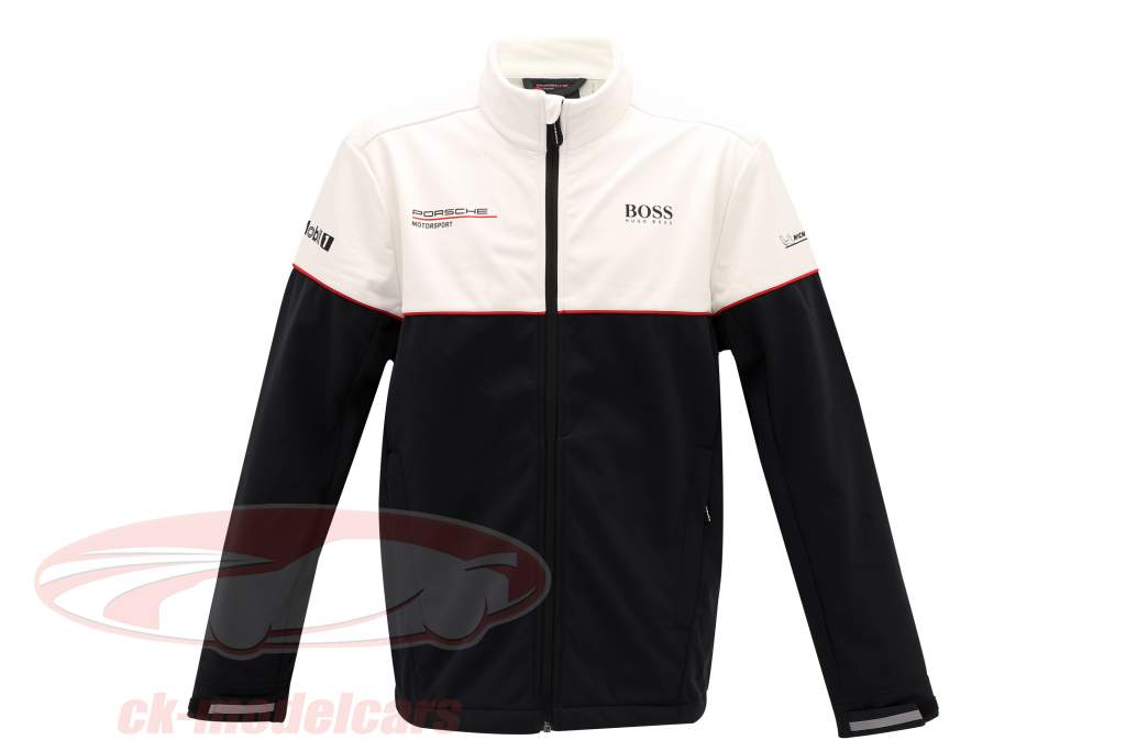 chaqueta softshell Porsche Motorsport Collection negro / blanco