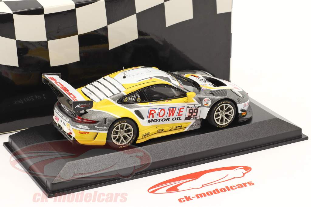 Porsche 911 GT3 R #99 7ème 24h Spa 2019 Rowe Racing 1:43 Minichamps