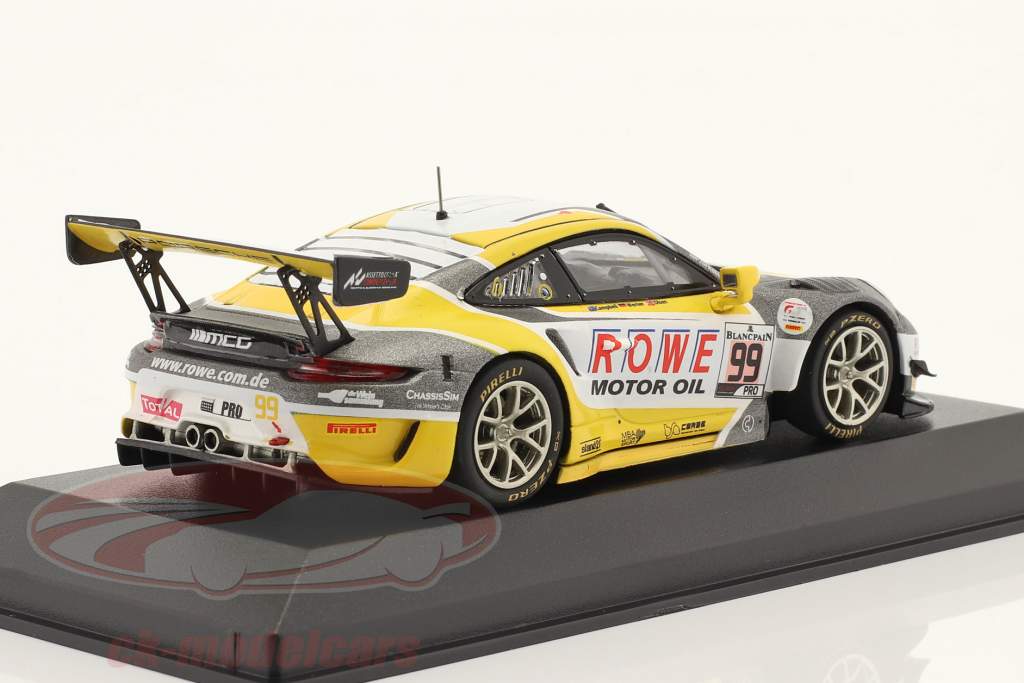 Porsche 911 GT3 R #99 7ème 24h Spa 2019 Rowe Racing 1:43 Minichamps